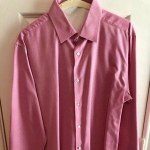 Hugo Boss Men's Pink Shirt